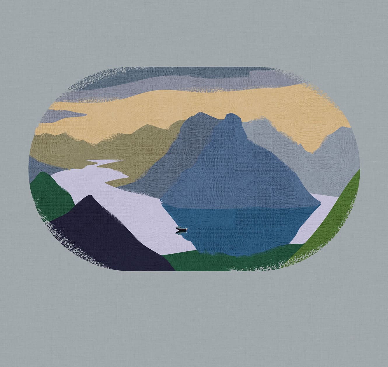 Панно Luna Круиз Путешествие в интерьере Фьорды CRZ2 006 3×2 Панно Luna Круиз Путешествие в интерьере Фьорды CRZ2 006 3×2